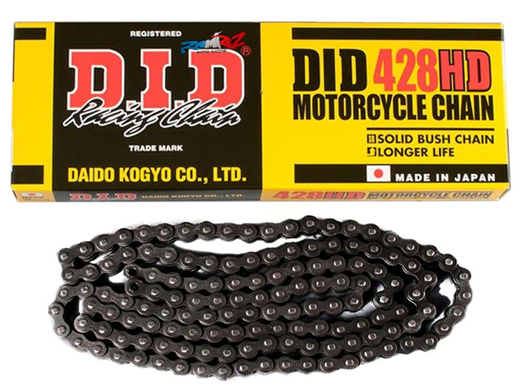 CADENA MOTO DID 428D 146P